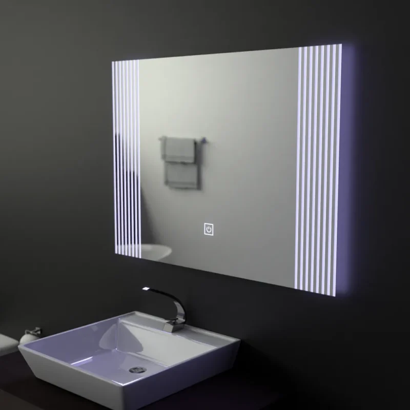 Oglinda LED Touch Infinitum 80x60 cm Colectia Korman Technik - imagine 2