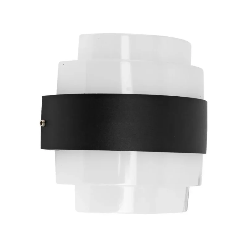 Aplica LED de Exterior Meras, 12W, Negru, 3000K, Fantas - imagine 3