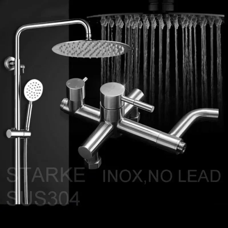 Coloana de Dus, Inox SUS304, Satinat, LY003 - imagine 3