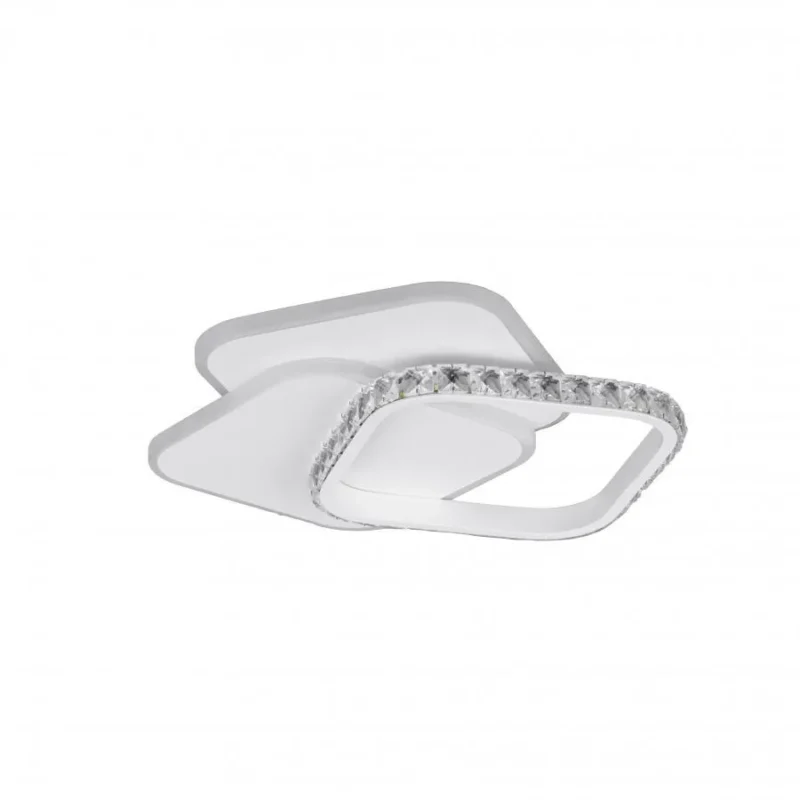 Lustra LED Anastasia, 17W, Lumina Rece/Calda/Neutra, Alb - imagine 3