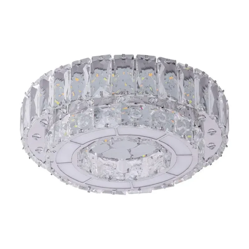 Lustra LED Carene, 36W, Lumina Rece/Calda/Neutra, Alb - imagine 2