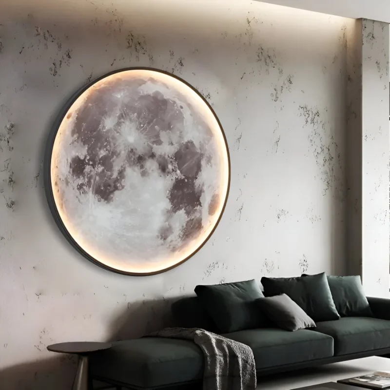 Aplica LED Decorativa Luna 45W Diametru 80CM 3000/4000/6000K