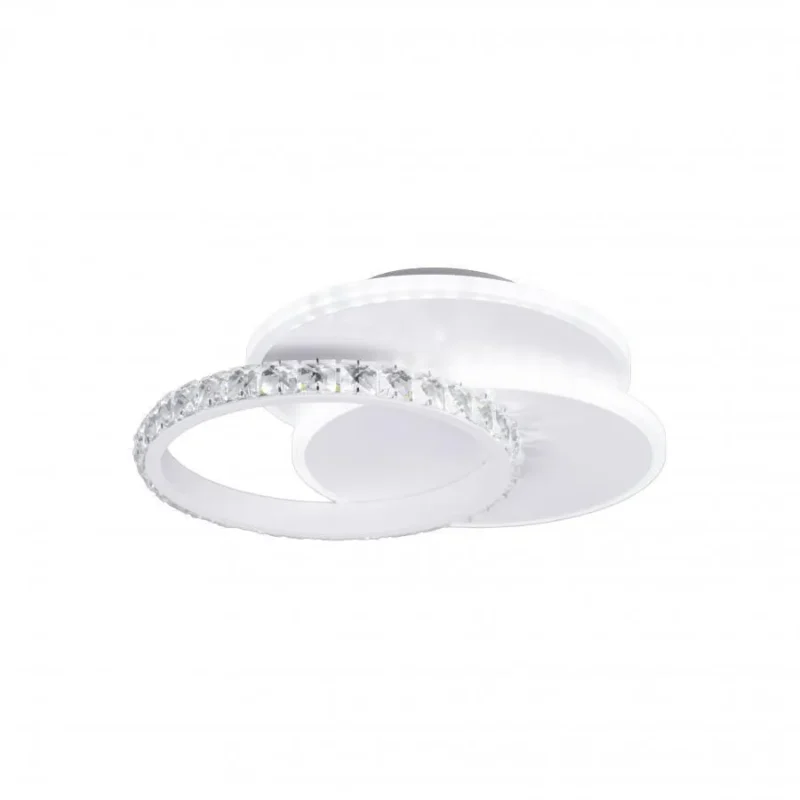 Lustra LED Sofia, 24W, Lumina Rece/Calda/Neutra, Alb - imagine 3