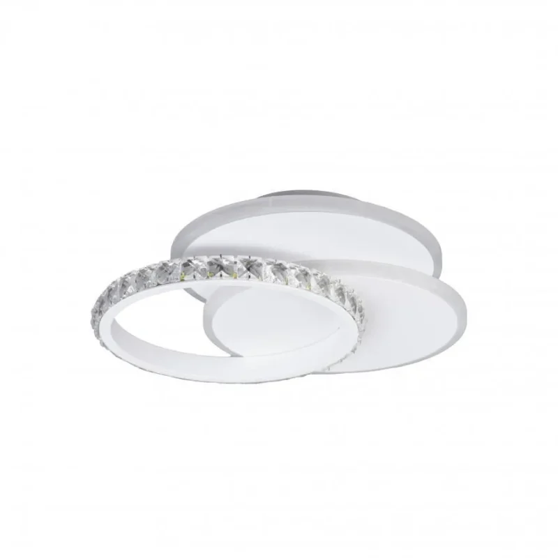 Lustra LED Sofia, 24W, Lumina Rece/Calda/Neutra, Alb - imagine 4