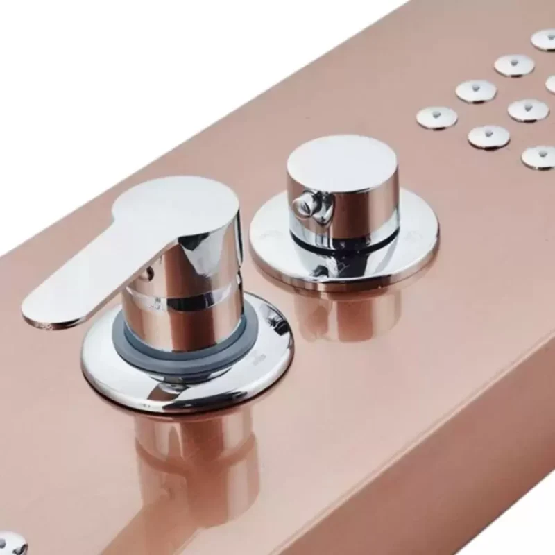 Panou de Dus, Inox SUS304, Rose Gold, LYP/005 - imagine 2