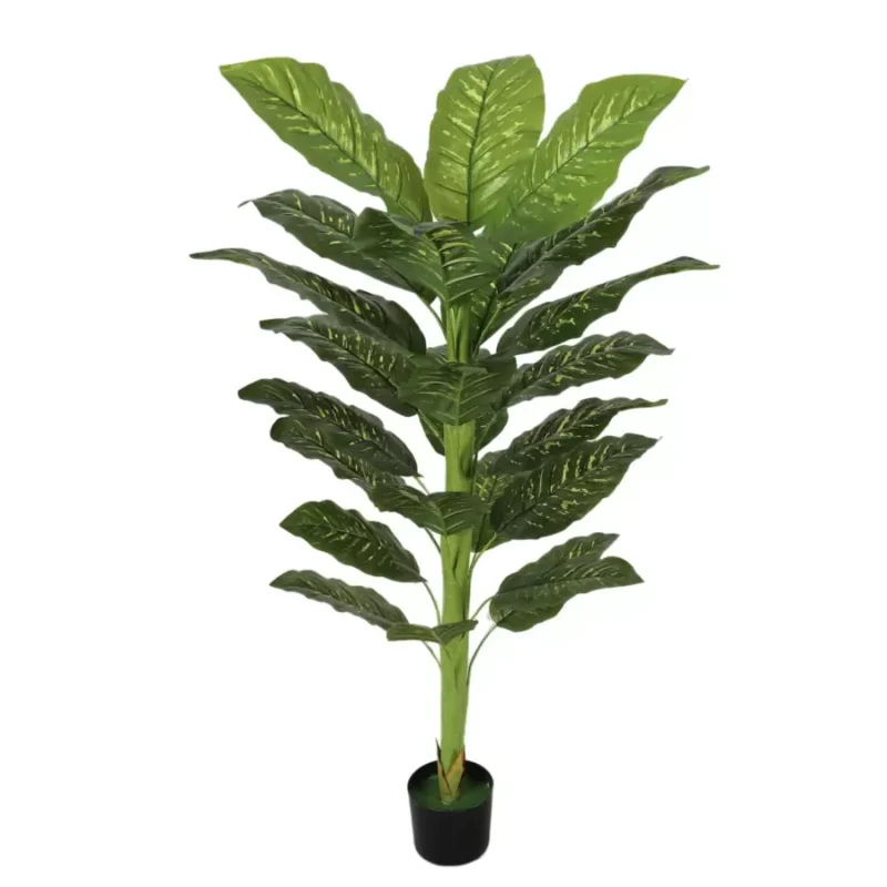 Planta Artificiala 24 Frunze fara Ghiveci 160cm Verde