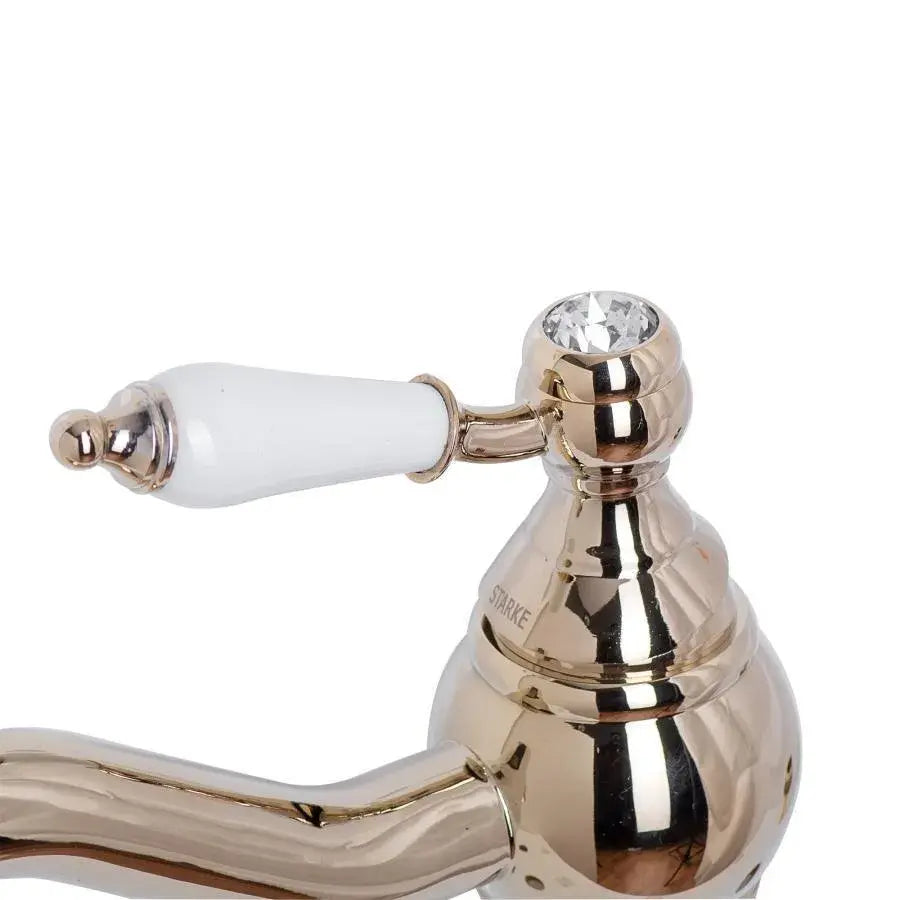 Baterie Lavoar, Alama Sanitara, Auriu cu Alb, WZY/322 - imagine 2